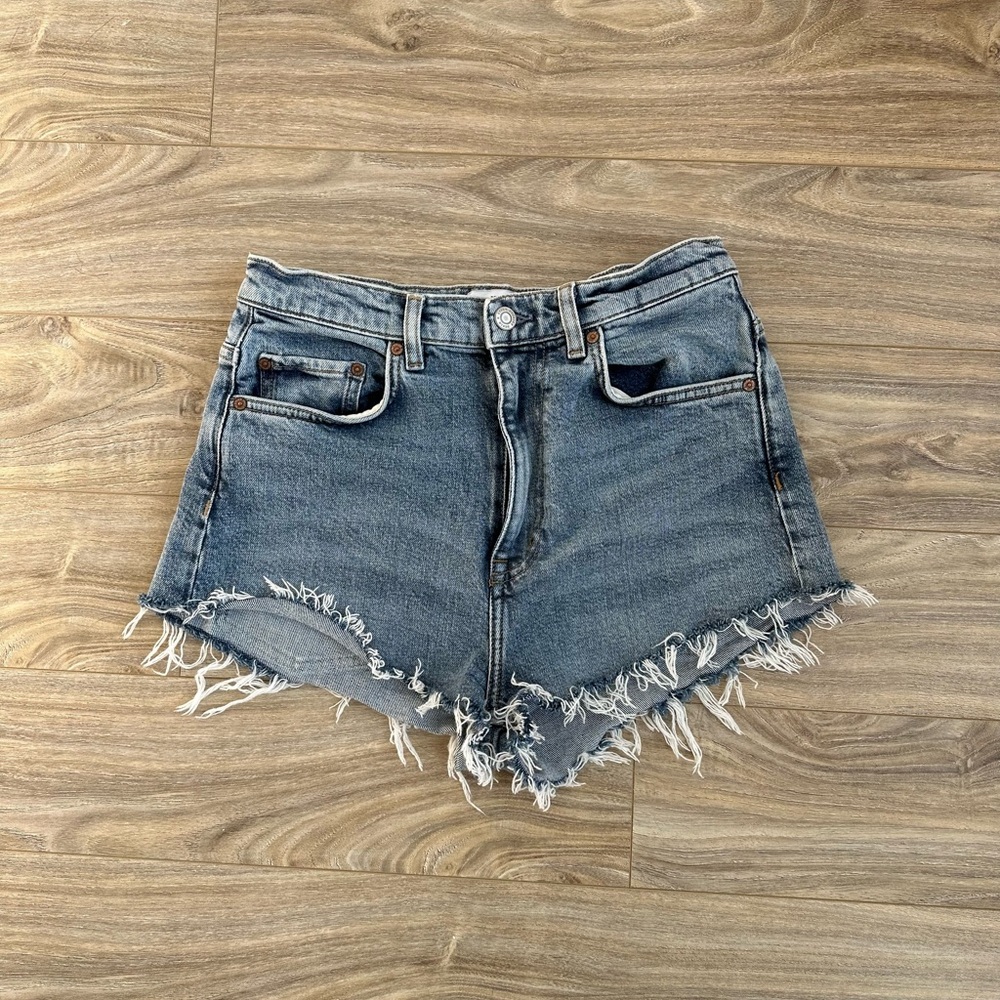 & Other Stories Cutoff Highwaisted Jean Shorts